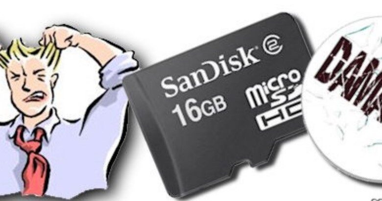 How to repair a damaged memory card