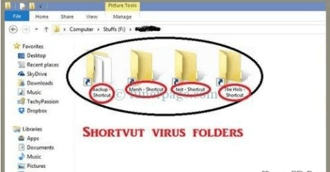 Here are some rare ways to remove computer shortcut virus