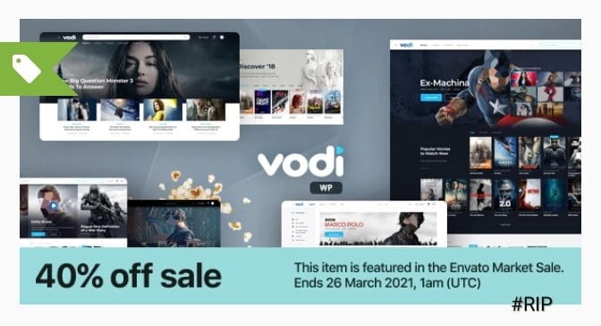 Download Video WordPress Theme for Movies & TV Shows-Vodi for free