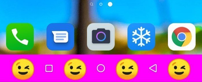 Surprise everyone by setting emojis in the bar on your phone