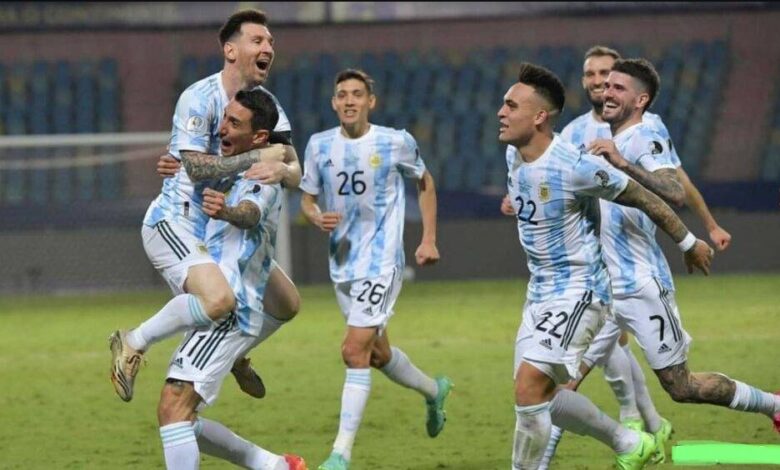Copa America champion Messi's Argentina