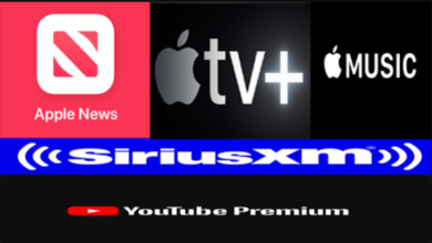 Get Youtube Premium Apple TV Music News SiriusXM Subscription Free
